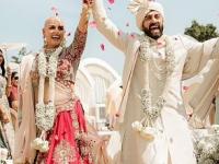 टक्कल करून बोहल्यावर चढली ही नवरी, दिसली कमाल सुंदर! म्हणाली, आजार छळतो मला पण.. - Marathi News | Neehar Sachdeva looked beautiful in bald look in wedding, know which disease she is suffering | Latest sakhi Photos at Lokmat.com