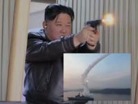 किम जोंग-उनचा रुद्रावतार! काल क्षेपणास्त्राची चाचणी घेतली अन् आज स्वतः हातात बंदूक घेऊन केला गोळ्यांचा वर्षाव; थरारक व्हिडिओ समोर - Marathi News | Kim Jong-un's Rudravatar! Yesterday he tested a missile and today he himself fired a gun; Thrilling video in front of us | Latest international Photos at Lokmat.com