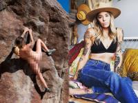 काय सांगता! न्यूड होऊन डोंगर सर करते ही तरूणी, फोटो व्हायरल झाले तर म्हणाली - 'ही एक कला आहे' - Marathi News | Laura Jasorka nude rock climbing from new jersey loves posing pics | Latest jarahatke Photos at Lokmat.com