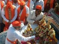 रामनवमीनिमित्त नागपूरात निघाली भव्य शोभायात्रा - Marathi News | Magnificent grand rally on the night of Ram Navami | Latest maharashtra Photos at Lokmat.com