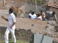 पुणे - बिबट्याच्या हल्ल्यात एका पोलिसासह चार जण जखमी - Marathi News | Pune: Four people injured including a policeman | Latest maharashtra Photos at Lokmat.com