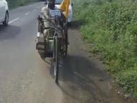 VIDEO : अपंग हरमिकसिंगची ‘पंजाब टू नांदेड’ सायकलवारी!