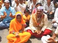 VIDEO : लग्नाच्या मंडपातून थेट शेतकरी आंदोलनात