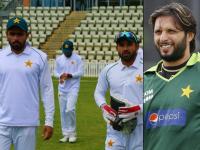 ... तर शाहिद आफ्रिदी फाऊंडेशनचा लोगो लावून मैदानावर उतरणार पाकिस्तानचा संघ! - Marathi News | PCB should put the logos of Shahid Afridi Foundation and the Edhi Foundation on their clothing, If they can't find a sponsor | Latest cricket Photos at Lokmat.com