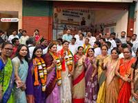 पनवेल महानगरपालिकेत मतदानाआधीच विजयाचा गुलाल, महायुतीचे तब्बल सात नगरसेवक बिनविरोध - Marathi News | Panvel Municipal Corporation Election 2026 Victory in the polls even before the elections, as many as seven corporators of the Mahayuti are unopposed | Latest raigad News at Lokmat.com