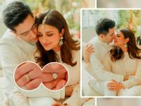 Parineeti Raghav Engagement: इशकजादे..!! परिणीती - राघव साखरपुडा थाटामाटात पडला पार, पाहा सोहळ्याचे Photos - Marathi News | Parineeti Chopra Raghav chadha engagement pictures out watch romantic poses Delhi Love Birds | Latest filmy Photos at Lokmat.com