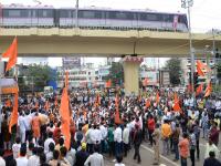 PHOTOS: पिंपरी-चिंचवड शहरात कडकडीत बंद, मोर्चा शांततेत; पोलिसांचा चोख बंदोबस्त - Marathi News | PHOTOS: maratha protest Strict bandh in Pimpri-Chinchwad, march peaceful; Good arrangement of police | Latest pimpri-chinchwad Photos at Lokmat.com