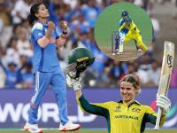 Phoebe Litchfield Fastest Century : फीबीचा 'ट्रॅविस हेड पॅटर्न'; विक्रमी शतकानंतर अतरंगी फटका मारताना फसली! - Marathi News | Women's World Cup 2025 IND W vs AUS W 2nd Semi Final Phoebe Litchfield Registers Her Maiden World Cup Century Also The Fastest Ton In Women’s CWC Knockout History | Latest cricket News at Lokmat.com