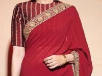 प्लेन साडी - डिझायनर ब्लाऊजची सुपरहिट जोडी! फॅशनचा नवा ट्रेंड - दिवाळीत लूक दिसेल हटके... - Marathi News | plain saree with designer blouse combinations how to style plain saree with designer blouse | Latest sakhi Photos at Lokmat.com