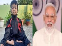 माळ्याची मुलगी पंतप्रधान मोदींसोबत करणार योगासने; निवड झाल्यानंतर ११ वर्षीय दीपा म्हणाली... - Marathi News | International Yoga Day 2022, Gardener Daughter Will Do Yog With PM Modi, 11 Year Old Deepa | Latest national Photos at Lokmat.com