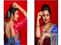 साडीत खुलून आलंय प्राजक्ता माळीचे सौंदर्य, पाहा हे फोटो - Marathi News | prajakta mali in saree pictures | Latest filmy Photos at Lokmat.com