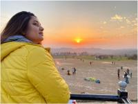 प्राजक्ता माळी हिमाचल प्रदेशमध्ये व्हॅकेशन करतेय एन्जॉय, फोटो केले शेअर - Marathi News | Prajakta Mali enjoys vacation in Himachal Pradesh, shared a photo | Latest filmy Photos at Lokmat.com