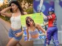 PHOTOS: IPL मध्ये पृथ्वीच्या गर्लफ्रेंडचा जलवा; स्टार खेळाडूला चीअर करताना दिसली निधी - Marathi News | ipl 2024 updates deli capital's player prithvi shaw girlfriend nidhi tapadia photos | Latest social-viral Photos at Lokmat.com