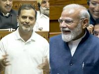 "पंतप्रधान आणि मला तर पत्नीच नाही...!" राहुल गांधी संसदेत नेमकं काय बोलले? पिकला एकच हशा - Marathi News | The Prime Minister and I don't even have a wife What exactly did Rahul Gandhi say in Parliament | Latest national News at Lokmat.com