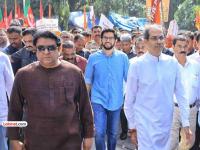 दुबार मतदार दिसताच बडवा; मविआ-मनसेचा महाएल्गार! मतदार यादीतील घोळाबाबत मुंबईत निषेध मोर्चा - Marathi News | if you see fake voters beat them on the spot said opposition mns mahavikas protest march in mumbai regarding confusion in voter list | Latest mumbai News at Lokmat.com