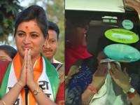 ...म्हणून नवनीत कौर राणा यांना रडू कोसळले - Marathi News | Navneet Kaur Rana crying in election campaign rally | Latest maharashtra Photos at Lokmat.com