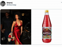 बसल्या बसल्या 'त्याने' पॉपस्टार रिहानाचे लूक्स अन् इंडियन फूडची केली तुलना, फोटो पाहून पोट धरून हसाल! - Marathi News | Funny comparison of popstar Rihanna iconic looks with Indian food item goes viral api | Latest social-viral Photos at Lokmat.com