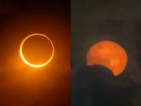 भारतीय गाढ झोपेत असताना दिसले 'रिंग ऑफ फायर', वर्षातील शेवटच्या सूर्यग्रहणाचे अमेरिकेतून फोटो आले... - Marathi News | 'Ring of Fire' seen as Indians fast asleep, watch last solar eclipse of the year photo's | Latest international Photos at Lokmat.com