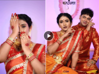 काय त्या अदा, काय ती नजर... रिंकू राजगुरूनं सादर केली लावणी, अमृता खानविलकर म्हणाली... - Marathi News | Rinku Rajguru Lavani Dance With Ashish Patil On Lata Mangeshkar Song Video | Latest filmy News at Lokmat.com