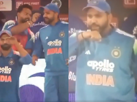 "डोळे मिट, मनात इच्छा धर, फुंकर मार"... रोहित शर्मा- ऋषभ पंत यांचा भर मैदानात वेगळाच 'खेळ'; व्हिडिओ व्हायरल - Marathi News | Rohit Sharma makes a wish after Rishabh Pant spots fallen eyelash,  Video Goes Viral on Social Media | Latest cricket News at Lokmat.com