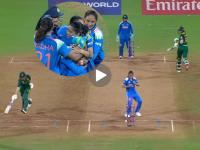 IND vs SA Womens World Cup 2025 Final : ...अन् अमनजोतच्या 'रॉकेट थ्रो'सह मिळाला मोठा दिलासा (VIDEO) - Marathi News | IND vs SA Womens World Cup 2025 Final Rocket Throw From Amanjot kaur South Africa Opening Batter Tazmin Brits Run Out Watch Video | Latest cricket News at Lokmat.com