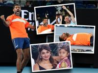 Australia Open 2024: ४३ वय नसून 'लेव्हल'! भारताचा रोहन 'चॅम्पियन', कोट्यवधींची कमाई; विजयानंतर भावूक - Marathi News | Australia Open 2024 After winning the Grand Slam at the age of 43, India's Rohan Bopanna was emotional as he thanked his teammates and family members | Latest other-sports Photos at Lokmat.com