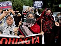 रोहिंग्या मुस्लिमांवरील अन्यायाविरोधात दिल्लीत आंदोलन - Marathi News | The protest movement against the Rohingya Muslims in Delhi | Latest national Photos at Lokmat.com