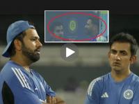 VIDEO : रोहित-गंभीर यांच्यात वाद? ड्रेसिंग रुममधील व्हायरल व्हिडिओमुळे रंगली चर्चा - Marathi News | Rift Between Rohit Sharma And Gautam Gambhir India Coach Ex-Captain Have Animated Chat In Viral Dressing Room Video Goes Viral | Latest cricket News at Lokmat.com