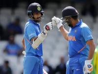 ICC World Cup 2019, IND vs AUS : गब्बर-हिटमॅन ही जोडी आहे कमाल, वाचा काय केली धमाल! - Marathi News | ICC World Cup 2019, IND vs AUS : 16th century stand for the opening pair of Rohit Sharma and Shikhar Dhawan | Latest cricket Photos at Lokmat.com