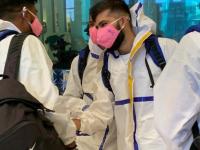 IPL 2020 : किंग्स इलेव्हन पंजाबपाठोपाठ आणखी एक संघ दुबईत पोहोचला, पाहा फोटो - Marathi News | IPL in UAE: Rajasthan Royals and Kings XI Punjab first to reach Dubai | Latest cricket Photos at Lokmat.com