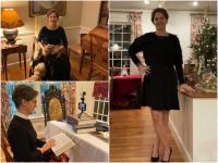 OMG! इस महिला ने 100 दिनों तक पहनी एक ही ड्रेस, बना दिया अनूठा रिकॉर्ड - | Sara Robins wears same black dress for 100 days in a row impresses people made record and won price social media instagram photos | Latest weird Photos at Lokmatnews.in