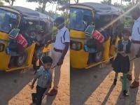 १,२,३,४... बाप रे बाप...! एका ऑटोरिक्‍शातून बाहेर पडली तब्बल 22 मुलं! व्हिडिओ बघून धक्का बसेल - Marathi News | telangana As many as 22 children got out of an autorickshaw! You will be shocked to see the video | Latest national News at Lokmat.com