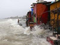 धोक्याची घंटा! वानखेडे स्टेडियमच्या दहा पट जमीन समुद्राने कायमची गिळून टाकली - Marathi News | Ten times the land area of Wankhede Stadium was swallowed forever by the sea | Latest maharashtra Photos at Lokmat.com