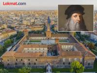 लिओनार्डो दा विंची यांनी १४९५ मध्ये काढलं होतं एक स्केच, ५०० वर्षांनंतर समोर आलं त्याचं रहस्य! - Marathi News | Tunnels seen in Leonardo Da Vinci's painting found in Sforza castle | Latest jarahatke Photos at Lokmat.com