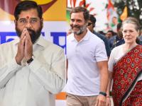 वातावरण फिरलं! शिंदेसेनेची काँग्रेससोबत युती; सोनिया गांधींसोबत एकनाथ शिंदेंचे झळकले फोटो - Marathi News | The alliance between Congress and Eknath Shinde Shiv Sena in Dharashiv umarga Municipal Council elections, Uddhav Thackeray party leader ambadas danve target Shinde | Latest maharashtra News at Lokmat.com