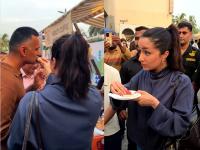 श्रद्धा कपूरने बॉयफ्रेंड राहुल मोदीला हाताने भरवली 'जापानी डिश', व्हिडीओ व्हायरल - Marathi News | Shraddha Kapoor and rahul mody enjoys japanese dish where actress fed him video viral | Latest filmy News at Lokmat.com