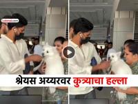 श्रेयस अय्यर विमानतळावर असताना विचित्र प्रकार! कुत्र्याने जबडा उघडला, तितक्यात... (VIDEO) - Marathi News | shreyas iyer almost got bitten bt dog on airport video goes viral on social media ahead of ind vs nz 1st odi | Latest cricket News at Lokmat.com श्रेयस अय्यर विमानतळावर असताना विचित्र प्रकार! कुत्र्याने जबडा उघडला, तितक्यात... (VIDEO) - Marathi News | shreyas iyer almost got bitten bt dog on airport video goes viral on social media ahead of ind vs nz 1st odi | Latest cricket News at Lokmat.com