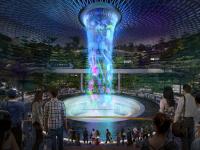 सिंगापुरच्या एअरपोर्टवर जगातला सर्वात मोठा इनडोअर धबधबा, फोटो पाहून व्हाल अवाक् - Marathi News | This is world tallest indoor waterfall at Singapore airport | Latest social-viral Photos at Lokmat.com