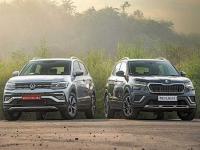 टाटा-मंहिद्रा विसरा; या दोन SUV's सेफ्टी फीचर्समध्ये नंबर-1, क्रॅश टेस्टमध्ये 5 स्टार रेटिंग - Marathi News | Forget Tata-Mahindra; Volkswagen Taigun and Skoda KushaqSUV's are number-1 in safety features, with a 5-star rating in crash tests | Latest auto Photos at Lokmat.com