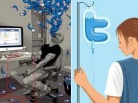 सोशल मीडियाच्या मायावी दुनियेने तुमचं काय करून ठेवलंय ते बघा! - Marathi News | illustrations about how social media is making us anti social | Latest social-viral Photos at Lokmat.com