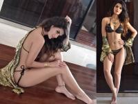 ग्लिटर गोल्डन बिकिनीमध्ये Bigg Boss फेम Sonali Raut ने दाखवली परफेक्ट फिगर, SEE PHOTOS - Marathi News | Great Grand Masti actress Sonali Raut's newis too hot to handle in a skimpy string bikini -SRJ | Latest filmy Photos at Lokmat.com