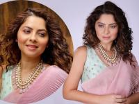 PHOTOS: सोनाली कुलकर्णीच्या साडीतील ग्लॅमरस अदा पाहून चाहते म्हणाले - लय भारी..! - Marathi News | PHOTOS: Sonali Kulkarni shared photos in saree | Latest filmy Photos at Lokmat.com