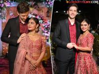 लग्नानंतर ८ महिन्यांनी श्रीजिता डेने केलं वेडिंग रिसेप्शन, लाल लेहंग्यात सुंदर दिसली अभिनेत्री - Marathi News | bigg boss fame actress sreejita de wedding reception photos viral on internet | Latest filmy Photos at Lokmat.com