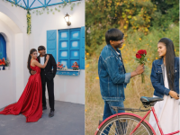 सूरज चव्हाणचं प्री-वेडिंग फोटोशूट; पत्नीसोबत वेस्टर्न लूकमध्ये दिल्या रोमँटिक पोझ - Marathi News | Suraj Chavan Pre Wedding Photoshoot With Wife Sanjana See Photos | Latest filmy Photos at Lokmat.com