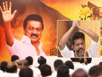 दोन राज्यांत सत्तांतर! तिसऱ्या तामिळनाडूच्या एक्झिट पोलमध्ये काय? अभिनेता विजयची धमाकेदार एन्ट्री होण्याचे संकेत - Marathi News | Tamil Nadu Exit Poll 2026: MK Stalin government again in Tamil Nadu? DMK leading in exit polls; Actor Vijay's 'TVK' party makes a splash! | Latest national News at Lokmat.com