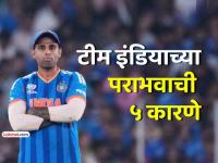 अभिषेक पुन्हा अपयशी, सुंदरचा प्रयोग फसला... 'ही' आहेत भारताच्या लाजिरवाण्या पराभवाची ५ कारणं - Marathi News | ind vs sa t20 world cup 2026 5 reasons loss of team india vs south africa abhishek sharma sundar tilak varma surya spinners | Latest cricket Photos at Lokmat.com