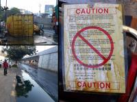 ठाण्यात घोडबंदर रोडवर ऑइल कंटेनर उलटल्यानं वाहतूक कोंडी - Marathi News | Thane : Oil containers accident on Ghodbunder road | Latest thane Photos at Lokmat.com