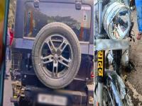 Accident : भाड्याने थार घेतली, गर्लफ्रेंडला भेटायला निघाला; समोर कुटुंब दिसताच गाडी पळवू लागला अन्...  - Marathi News | Accident: Rented a Thar, went to meet his girlfriend; As soon as he saw the family in front, he started driving and... | Latest crime News at Lokmat.com