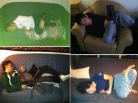 झोप तर उडेलच अन् पोट धरून हसाल, 'या' फोटोत आहे मजेशीर धमाल - Marathi News | Pictures of people sleeping in unusual and funny positions | Latest social-viral Photos at Lokmat.com