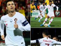 रोनाल्डोचा गोल 'धडाका'; मेस्सीवर पुन्हा कुरघोडी! - Marathi News | Cristiano Ronaldo better than Lionel Messi? Portuguese reignites GOAT debate with 4 goals vs Lithuania | Latest football Photos at Lokmat.com